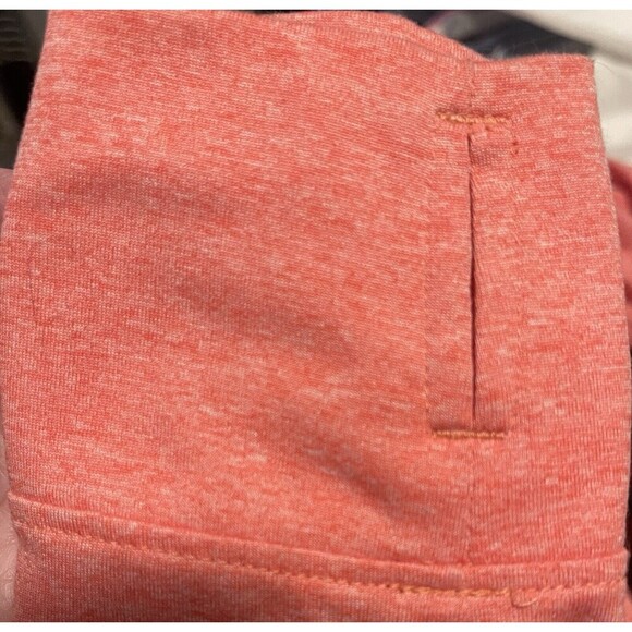 Pearl Izumi Sz M Long Sleeve Snap Button Shirt Women's Coral w/ Thumbholes - Picture 8 of 8